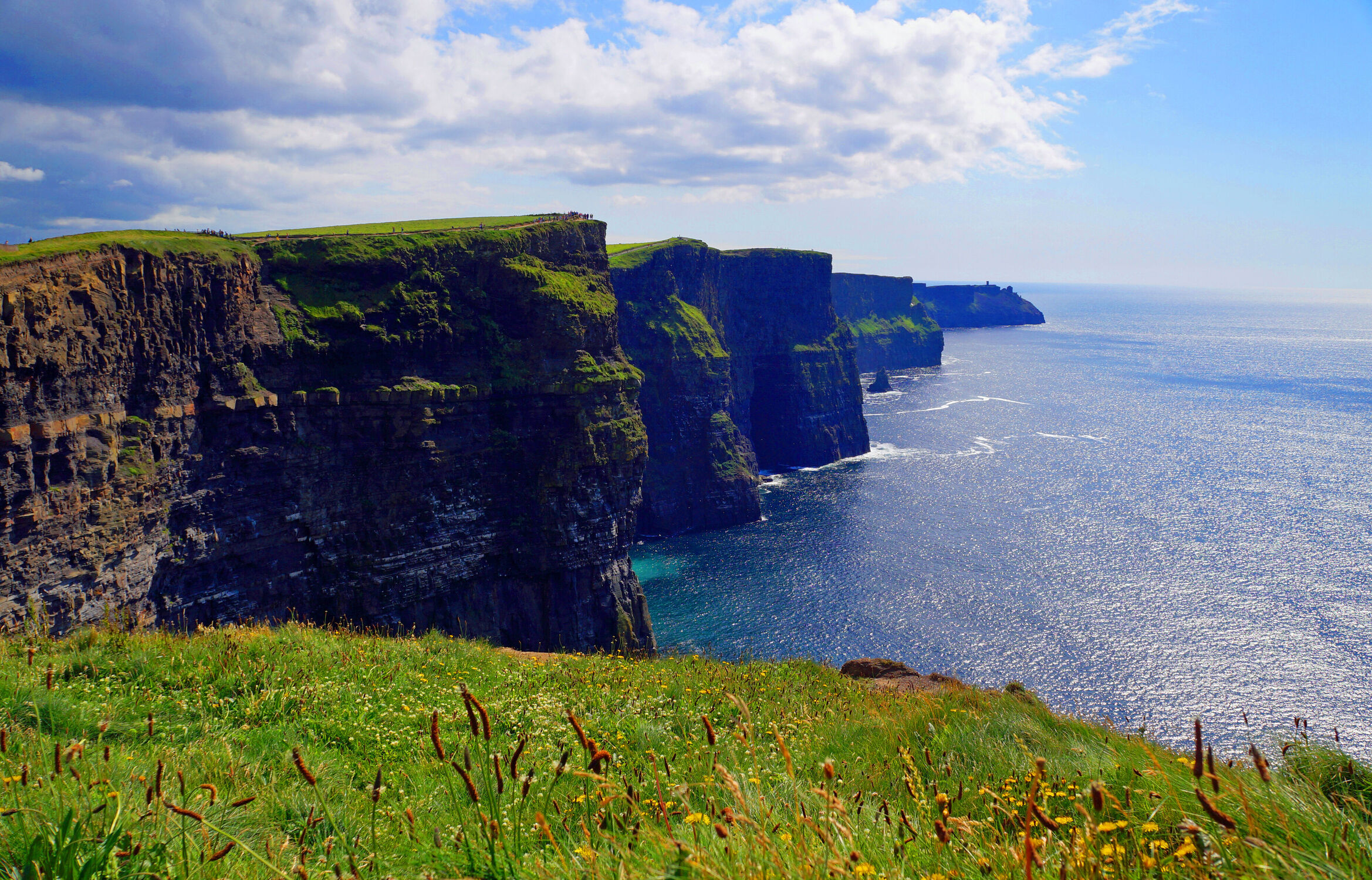Bild mit Natur, Meer, Landschaft, Küste, Irland, ozean, Wild, klippe, Cliffs of Moher, Steilklippe