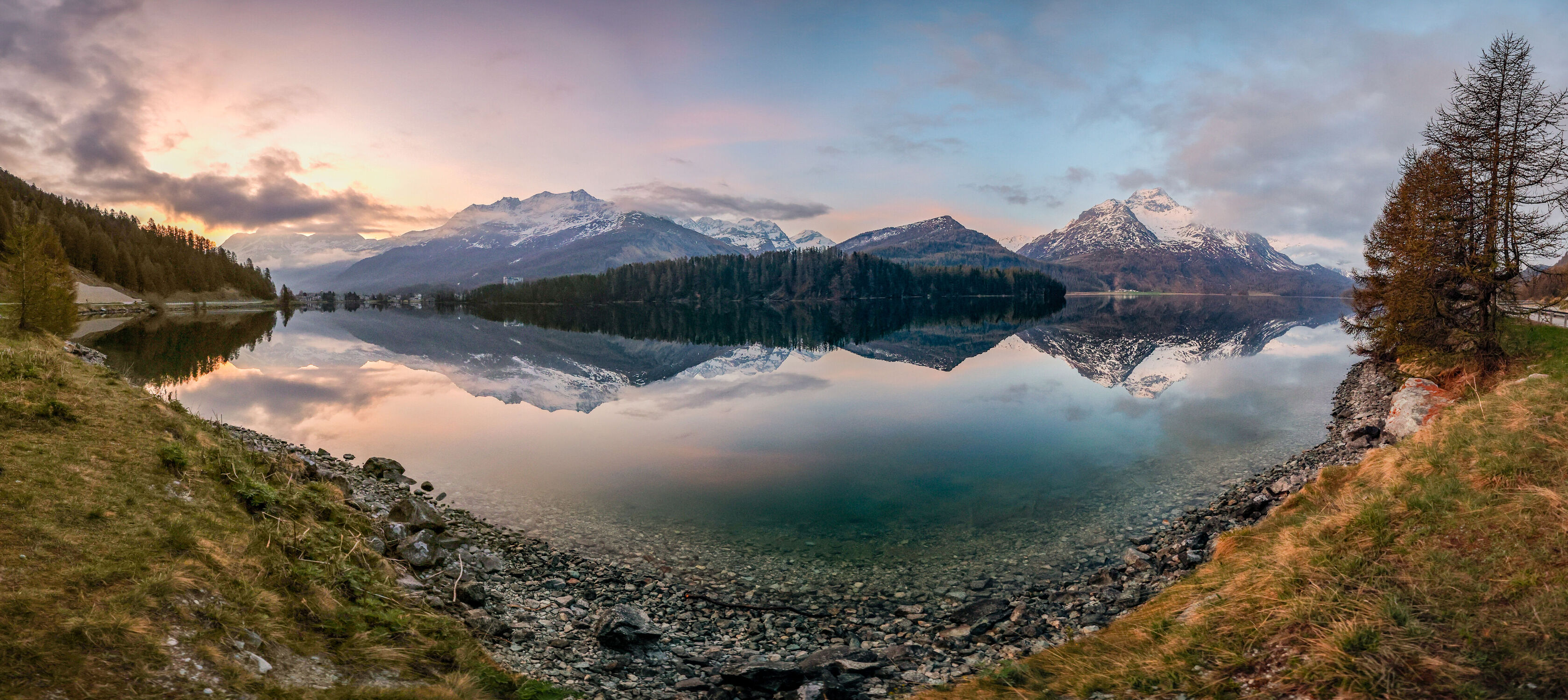 Bild mit Landschaften, Seen, Alpen, Panorama, Landschaften & Stimmungen, Morgenstimmung, Herbststimmung, Schweiz