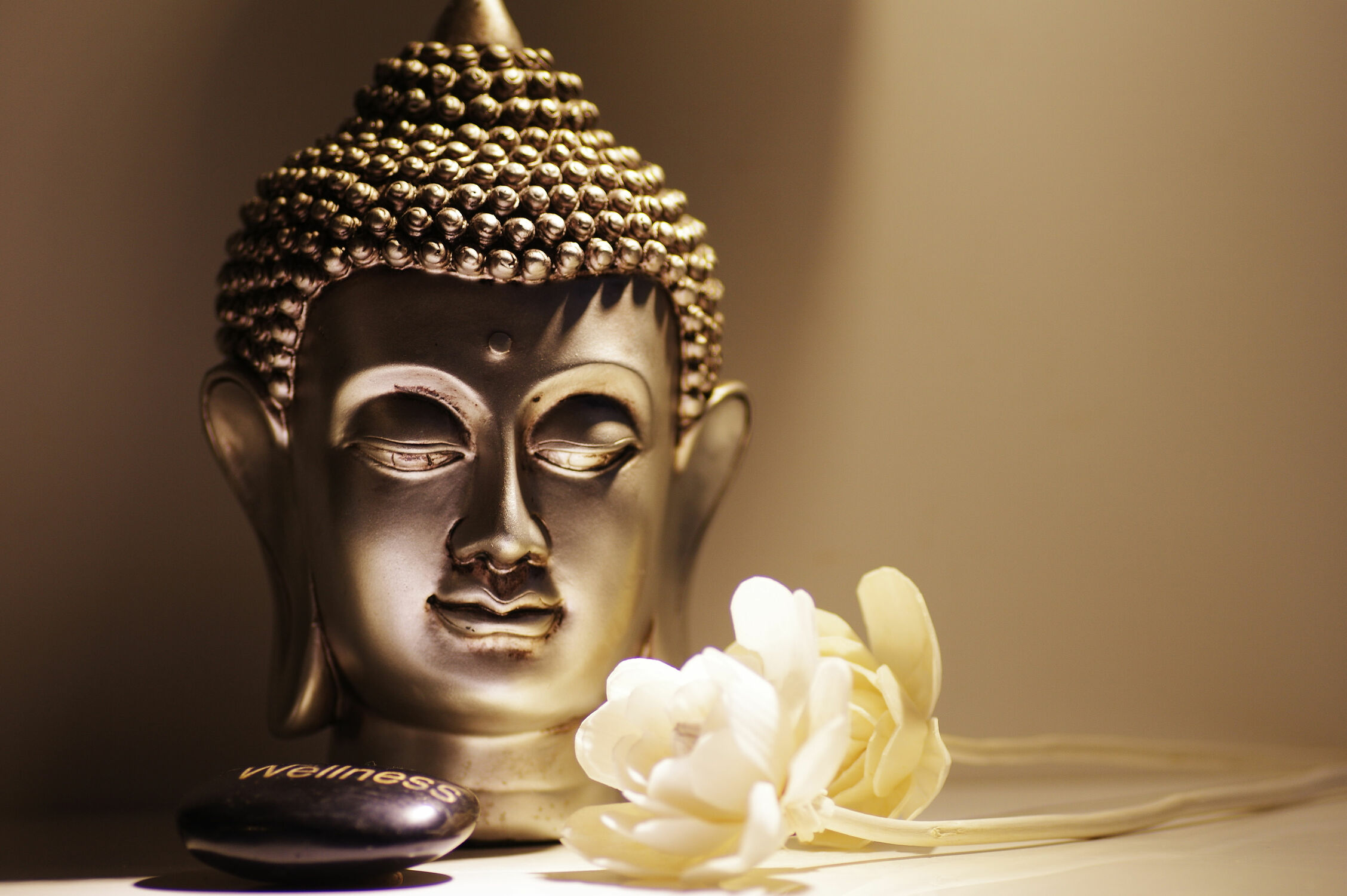 Bild mit Buddha, Wellness & Stillleben & Objekte, Buddhismus