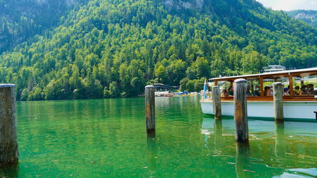 Bild mit Natur, Seen, boot, Boote, Urlaubsbild, Urlaubsfoto, See, königssee