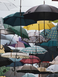 Bild mit Regenschirme, City, color, Zürich, Sonnenschirme