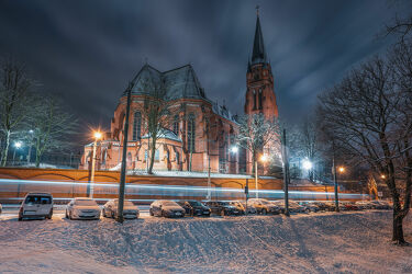 Kathedrale St. Jakobus im Winter