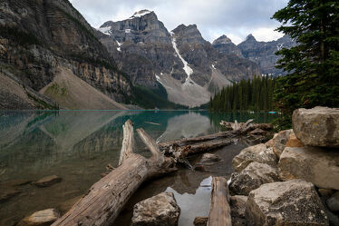 Bild mit Natur, Landschaften, Reisen, Morgenstimmung, Berglandschaft, Nordamerika, Banff National Park, Alberta, Rocky Mountains, Kanada