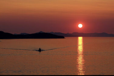 Bild mit Sonnenuntergang, Reise, travel, schöne Aussicht, Cocktailtime, Erholungszeit, Sommer Sonne Strand und Meer, summer feeling, Dubrovnik