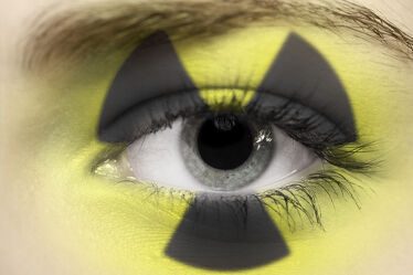 Bild mit Abstrakt, Auge, Symbol, Sehen, zeichen, Atom, Kernenergie, Strahlung, Radioaktiv, Vision