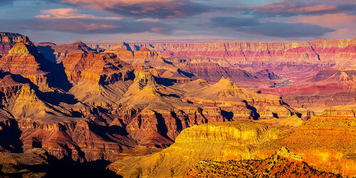 Bild mit Nationalparks, Schluchten, Panorama, Landschaft, Arizona, Grand Canyon, USA, Felsformation, Grand Canyon NP