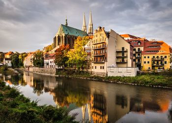 Bild mit Städte, Kirche, Görlitz, Peterskirche, Neisse, Fluss