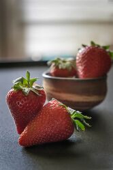 Erdbeeren - Nahaufnahme