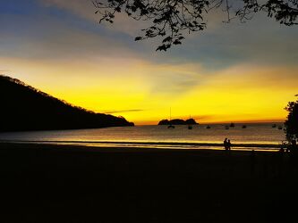 Bild mit Meere, Strände, Sonnenuntergang, Sunset, Costa Rica