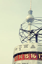 Weltzeituhr Fernsehturm Berlin