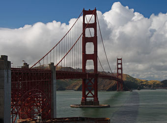 Bild mit Brücke, San Francisco, bridge, Golden Gate