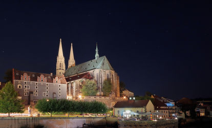 Blick auf die Peterskirche in Görlitz