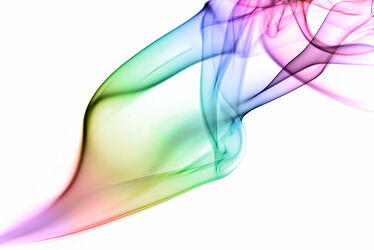 Rainbow Smoke Art