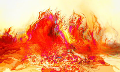 Bild mit Feuer, Flammen, Design