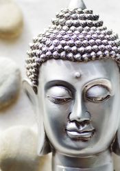 Bild mit Buddha, Wellness & Stillleben & Objekte
