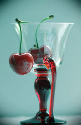 Cherries in a glass 2
