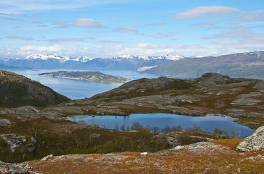Blick auf den Kvaenangsfjord