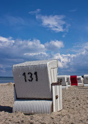 Strandkorb 131 an der Ostsee