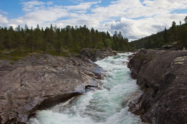 Fluss im Norden Norwegens