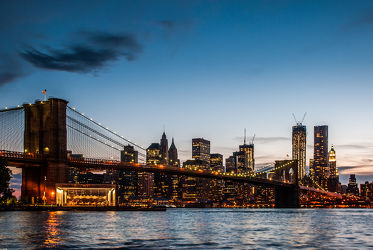 NYC: Brooklyn Bridge - blue hour II