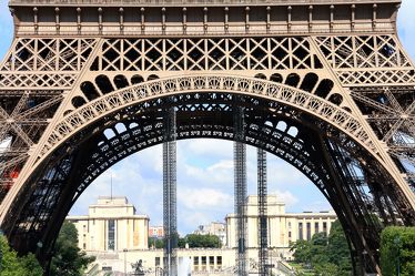 Detailansicht Eiffelturm
