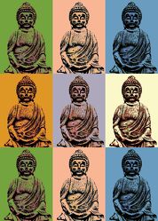 Bild mit Buddha