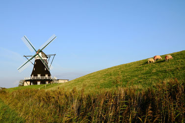 Windmühle am Deich