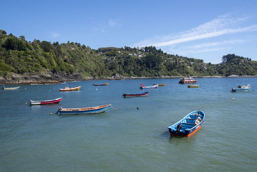 In der Bucht von Bahia Manza in Chile