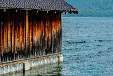 altes Bootshaus am Walchensee