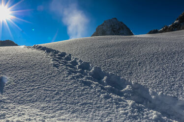 Bild mit Berge, Schnee, Sonne, Alpen Panorama, Sonnen Himmel, Schneelandschaften