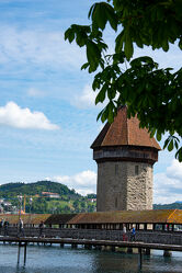 Bild mit Landscape & City, City, Schweiz, Luzern, Wasserturm