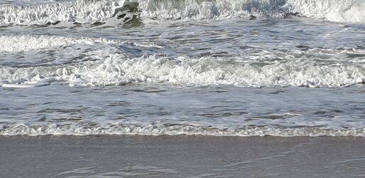 Wellen am Strand