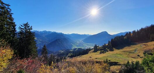 Bild mit Berge, Graubünden, Churer Rheintal