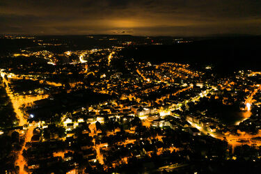 Bild mit Nachtaufnahmen, Luftaufnahme, Drohnen, Schaffhausen
