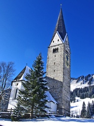 Kirche im Alpental Mittelberg